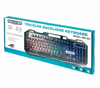 کیبورد گیمینگ MACHER MR-365 RGB 