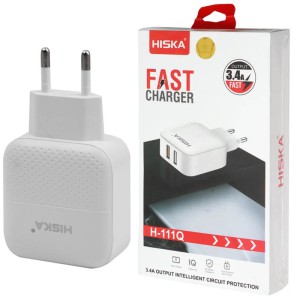 شارژر دیواری HISKA H111Q همراه با کابل تایپ سی